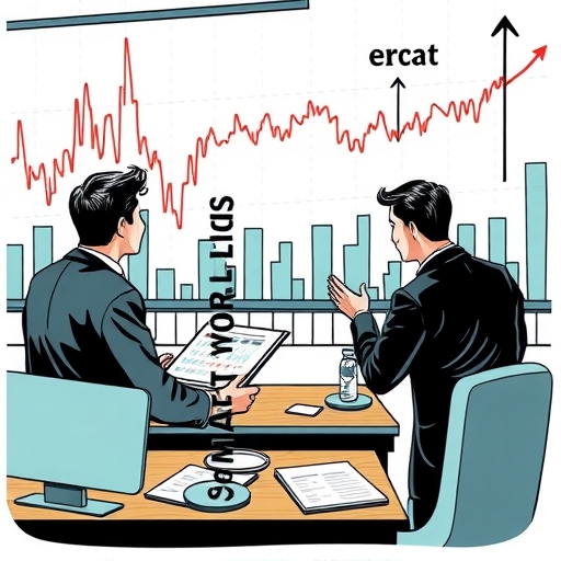 市場動態的插圖,顯示公債殖利率波動與金融圖表