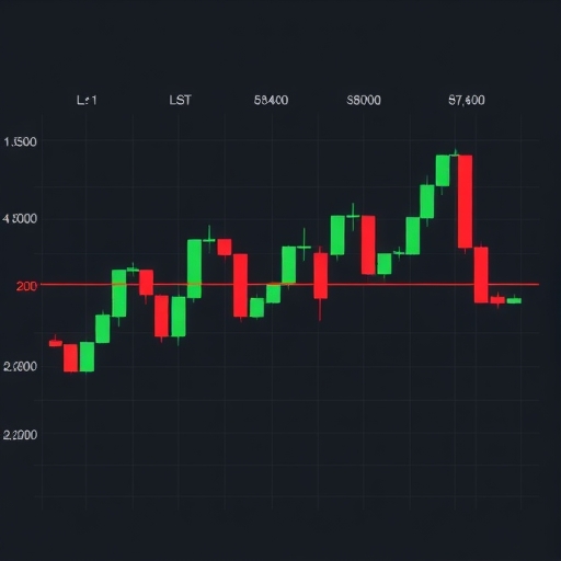 顯示看漲和看跌 K 線的圖示。