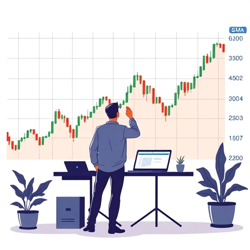 移動平均線的市場趨勢圖表