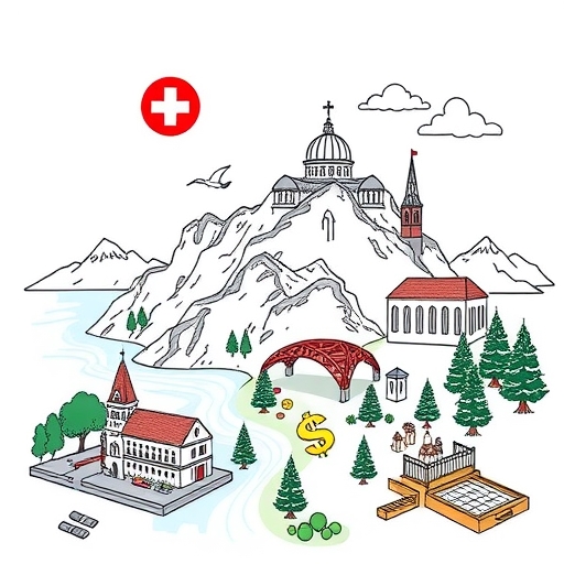 瑞士的比特幣友善環境插圖