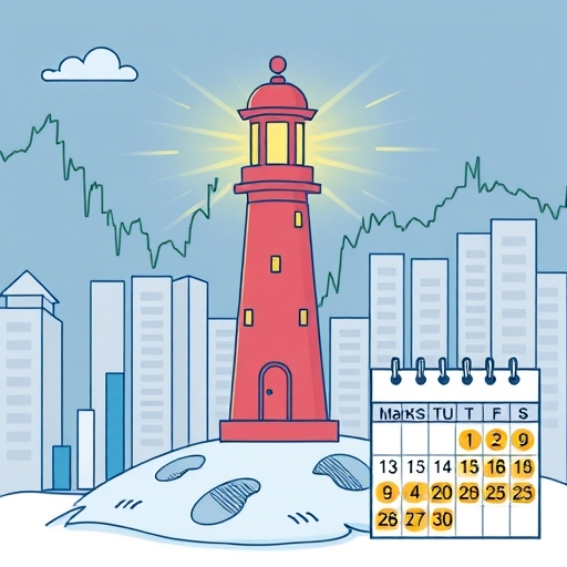 一張日曆顯示CPI發布的重要日期