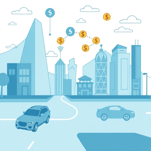 一位男子正在街頭交易股票