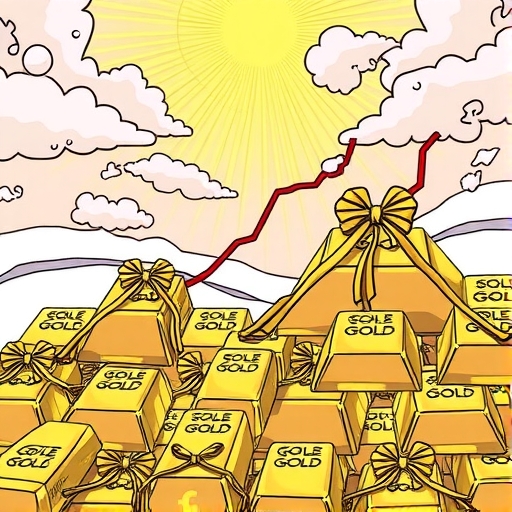 黃金價格飆升的圖片