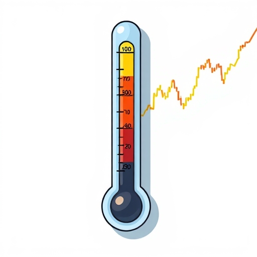一個溫度計測量股市健康狀況