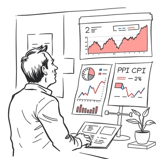 一位男子正在街頭交易股票