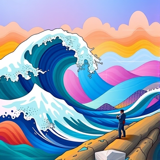 金融市場波動的視覺化圖像