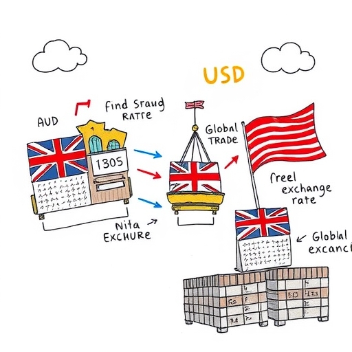 澳幣與美元匯率的動態插圖