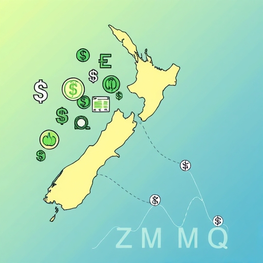 紐西蘭經濟與貨幣流通的視覺化表現