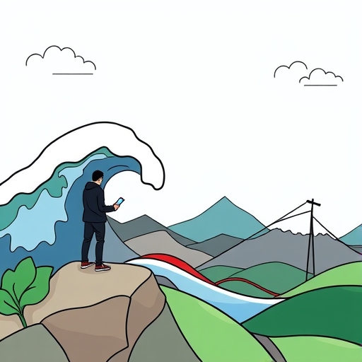 一位投資者正在分析市場趨勢