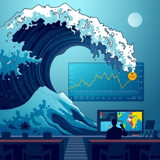 一位男子正在街頭交易股票