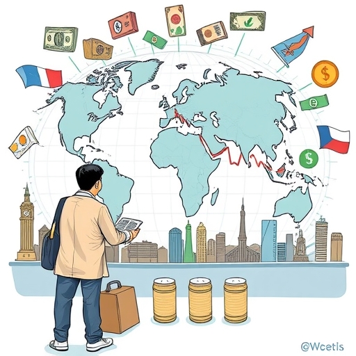 投資者觀察市場上的貨幣波動