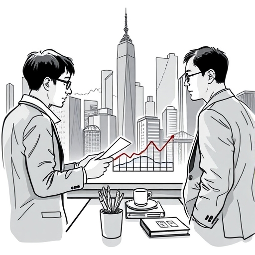 投資者正在學習交易策略