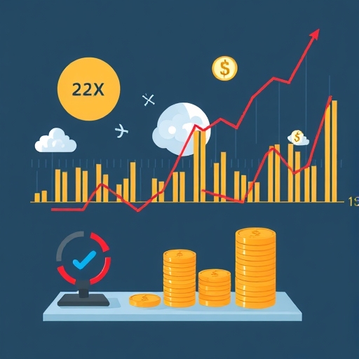 展示外匯保證金交易中的財務槓桿概念