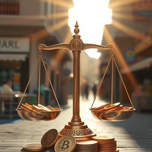 金幣在陽光下閃閃發光