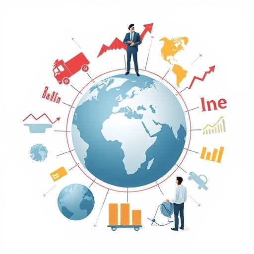 一位男子正在街頭交易股票