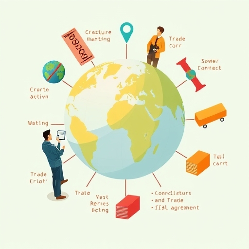 投資者分析貿易圖表與協議