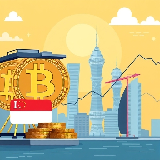 比特幣與新加坡元的交易視覺化