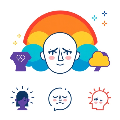 輕鬆紓壓的彩色圖標