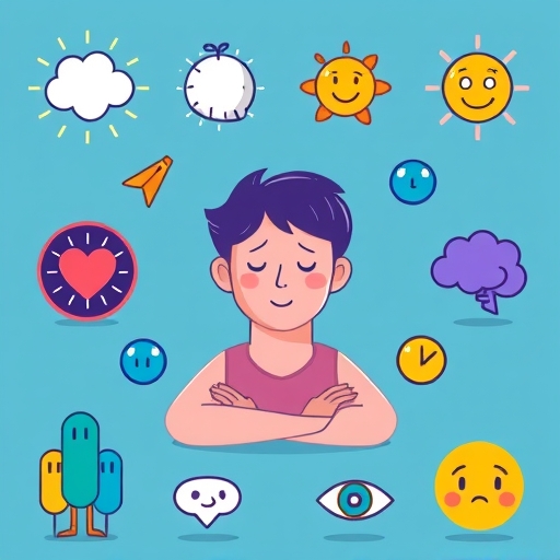 象徵成長與穩定的彩色圖標