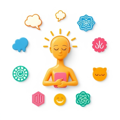 展現長期累積與複利效果的彩色圖標