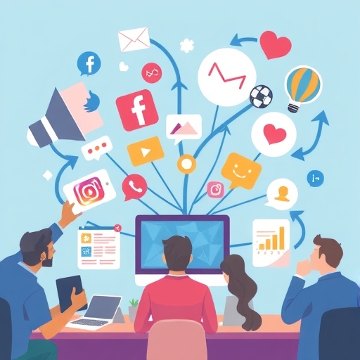 一個人正在互動式螢幕前檢視動態的經濟指標數據。