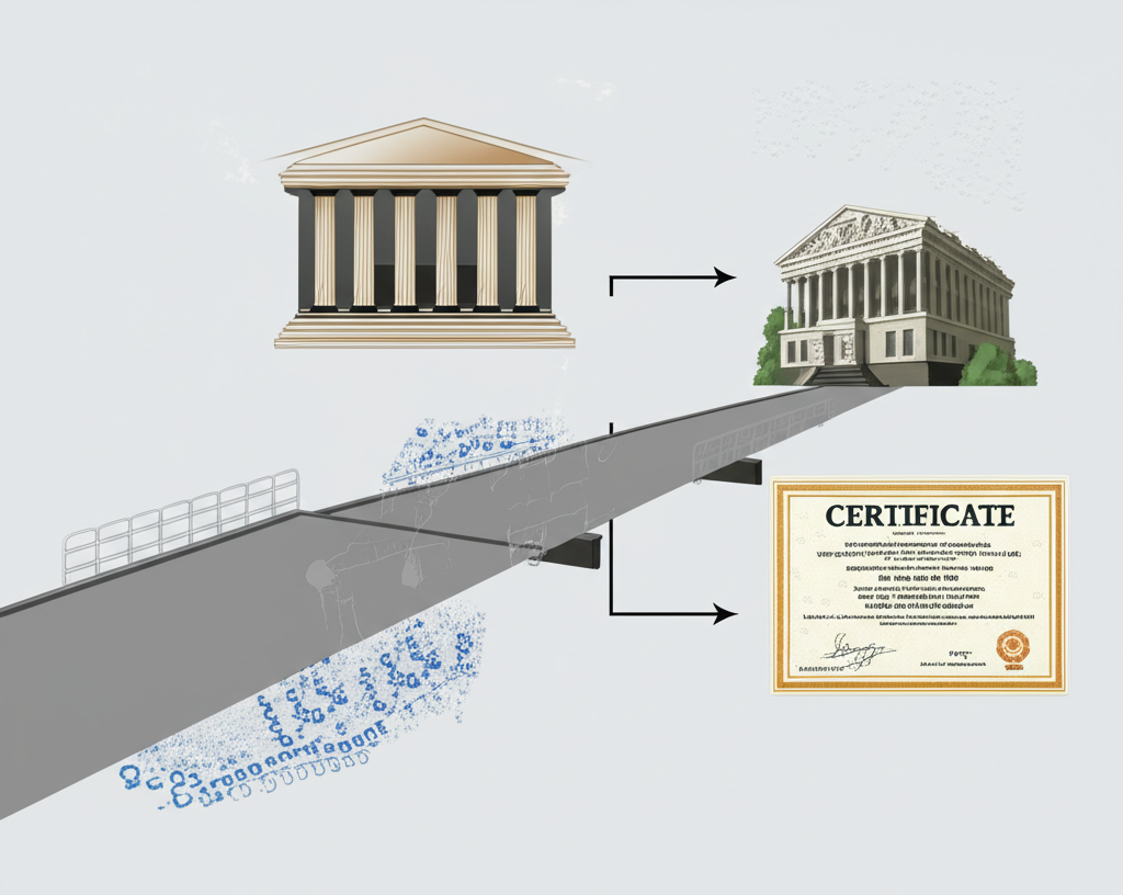 美國投資者透過ADR橋樑投資外國公司,避免匯率與法規障礙的簡化途徑圖