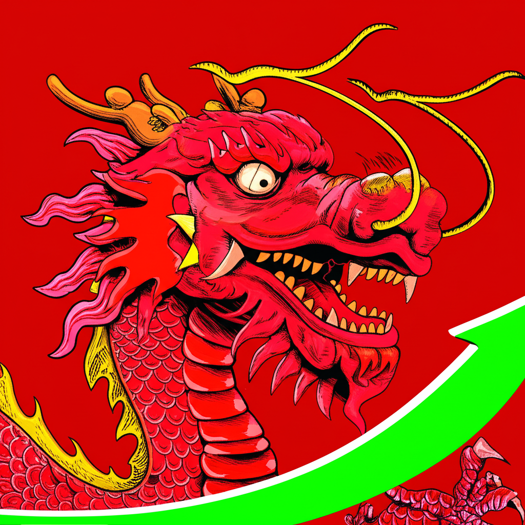 綠色K線蠟燭圖與價格標示及陰影線解釋插圖