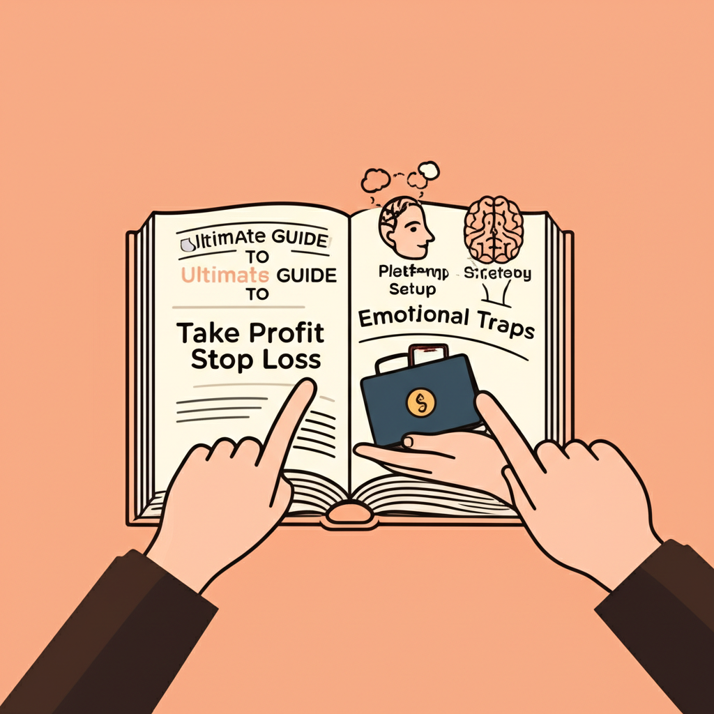 止盈止損終極指南書籍插圖,涵蓋設定、策略與心理陷阱