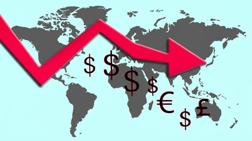 匯率波動圖示，上漲下跌箭頭，強勢澳元吸引國際資金，背景為世界地圖