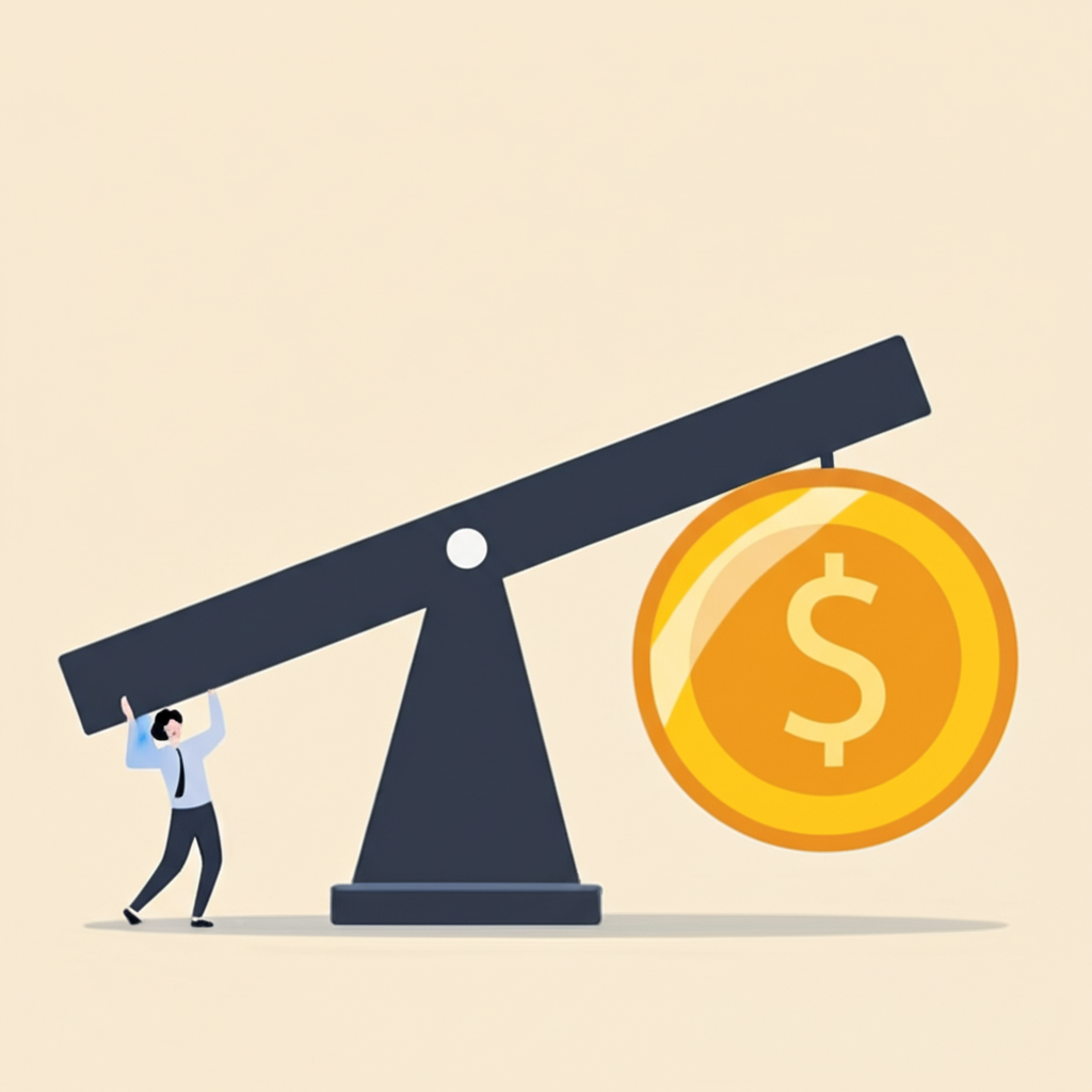 槓桿力量圖示:小力撬動大資產