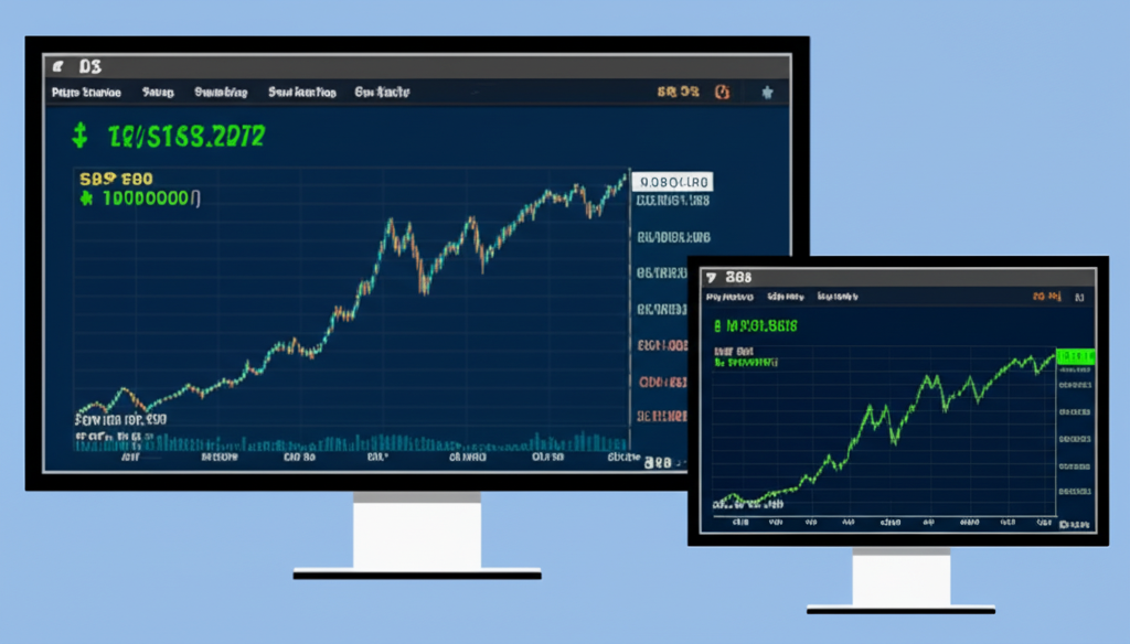 ES與MES合約規模比較圖,顯示不同投資者適配的交易畫面