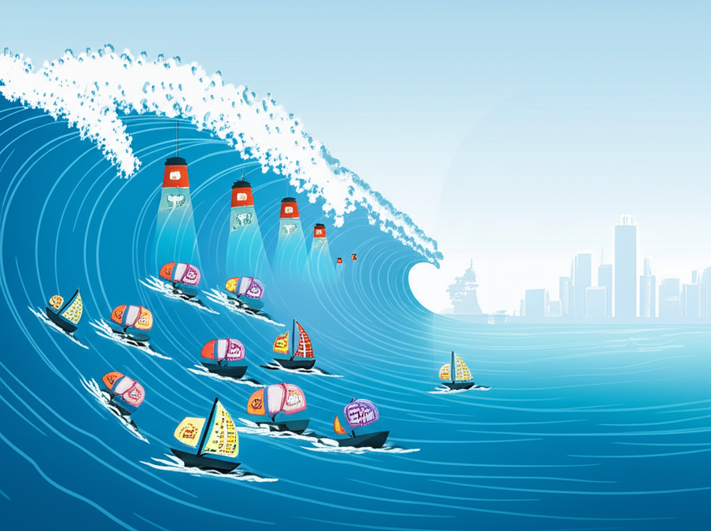 中小企業在數位浪潮中克服資源限制，透過數位行銷發掘成長機會的插圖