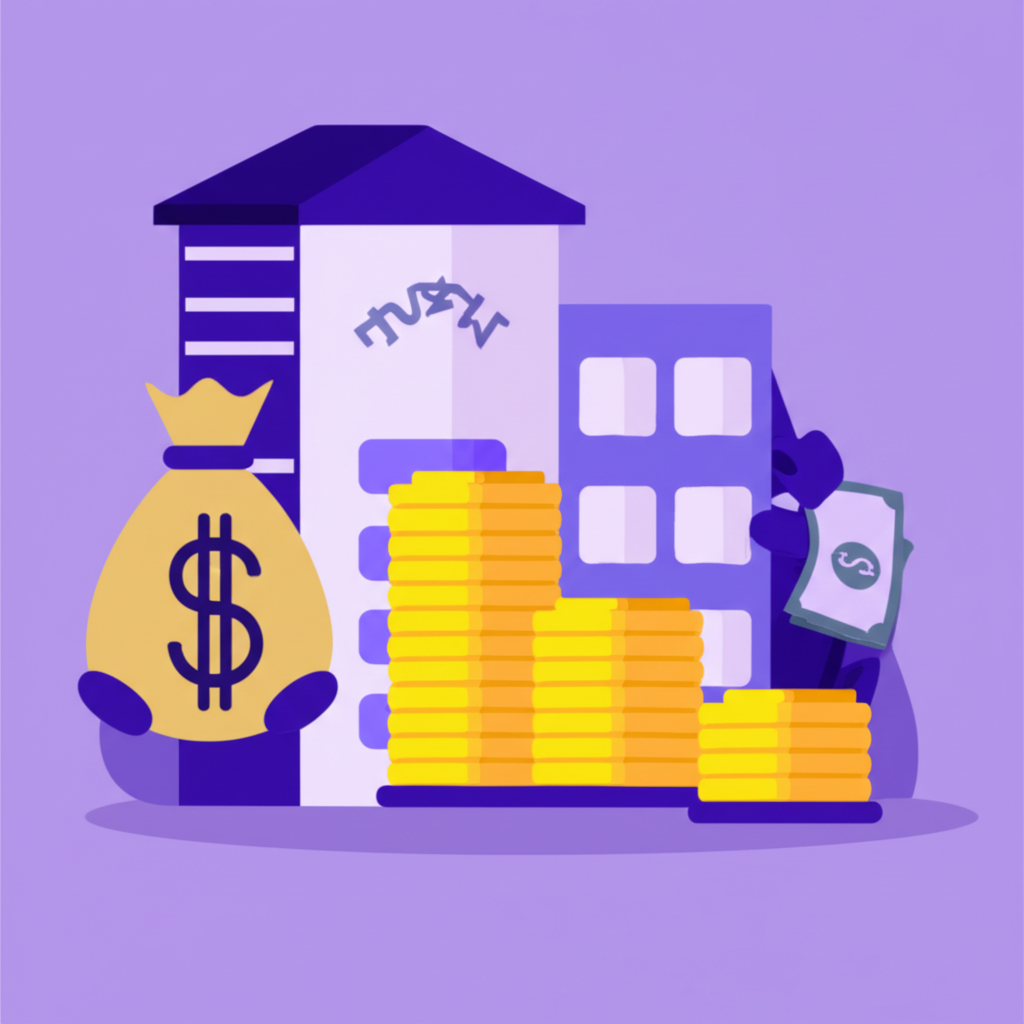 公司配發股票股利給股東並保留現金用於再投資的示意圖