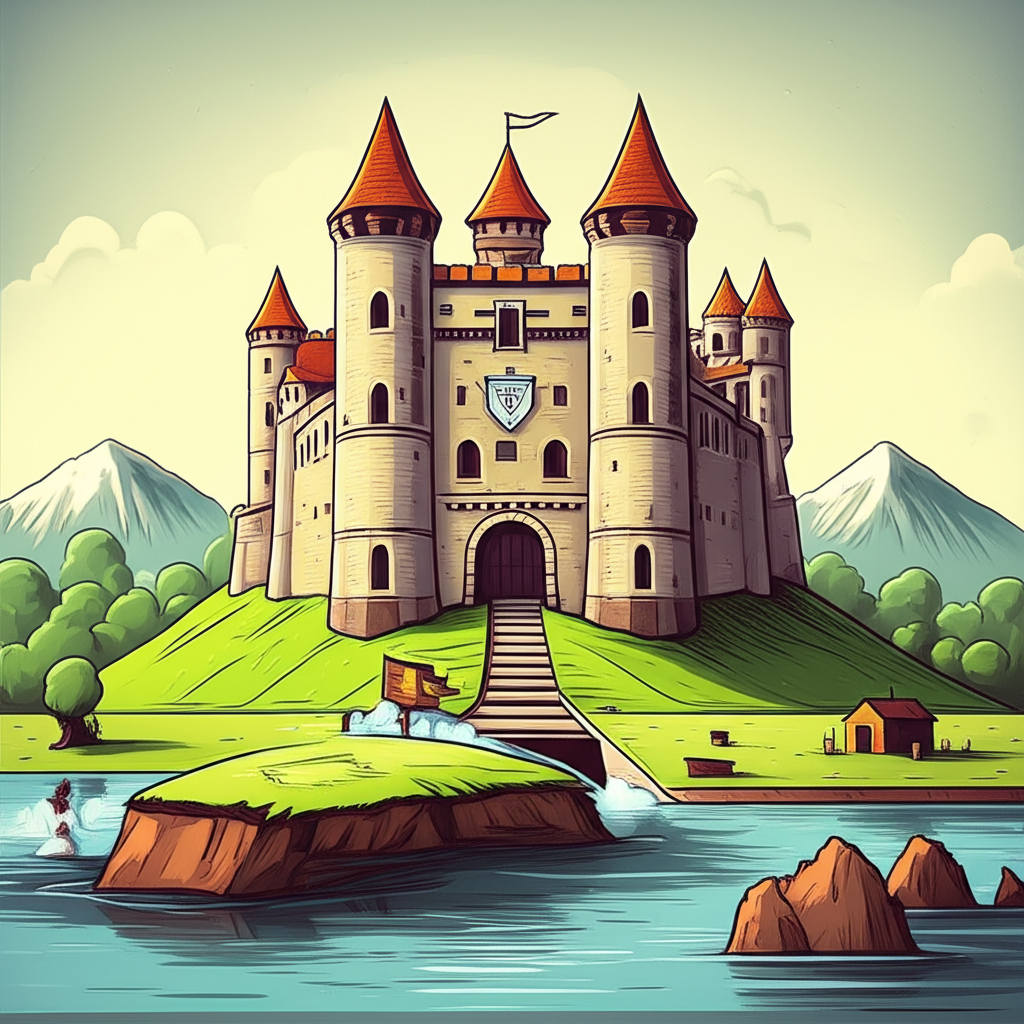 高 ROIC 企業的護城河競爭優勢圖示