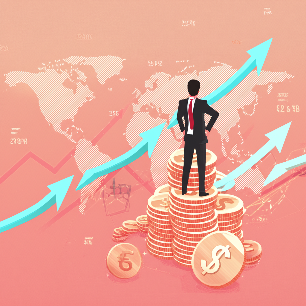 投資外匯機會與挑戰的象徵圖