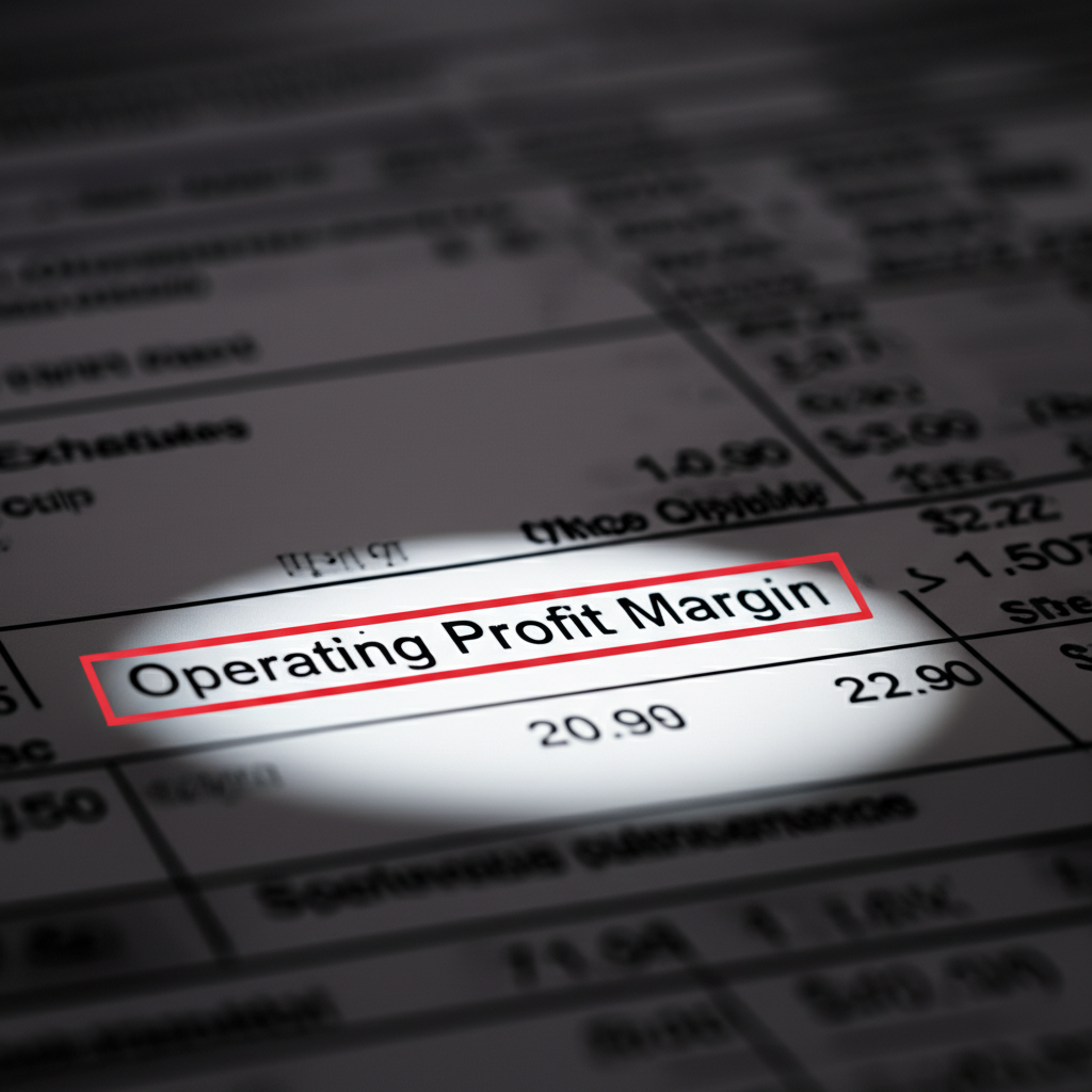 財務報表中營業利益率被強調為公司核心業務盈利的關鍵指標,排除外部因素影響