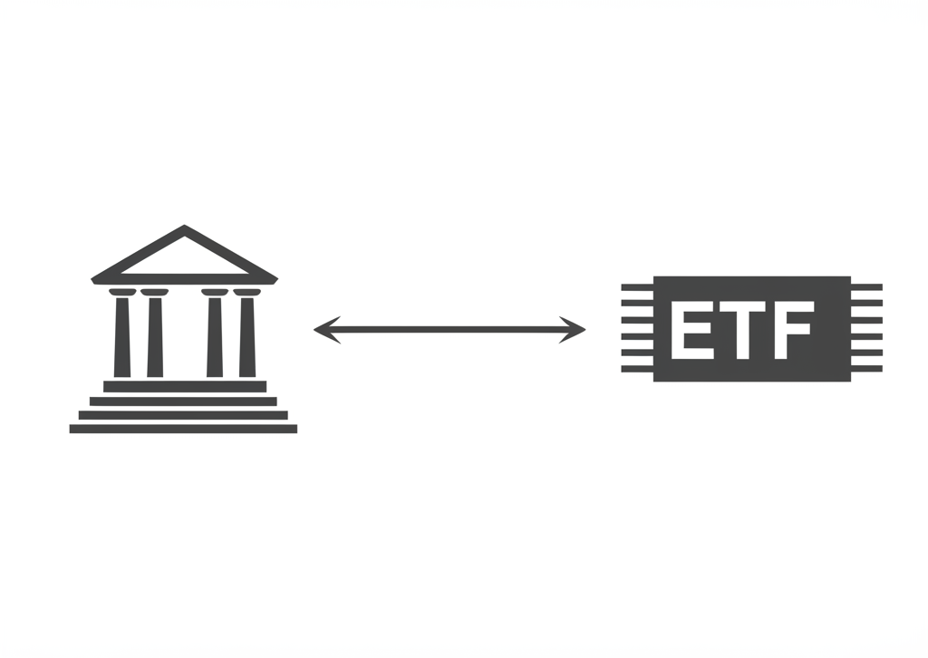共同基金與ETF比較的插圖