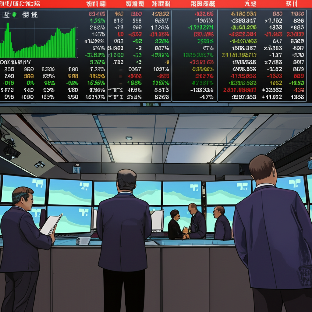 股票交易所顯示鴻海即時股價與高成交量趨勢