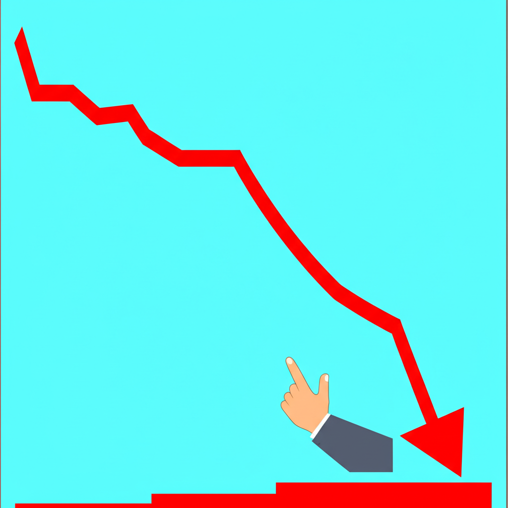 股票圖表顯示底部出量反轉,伴隨向上箭頭與市場情緒轉變