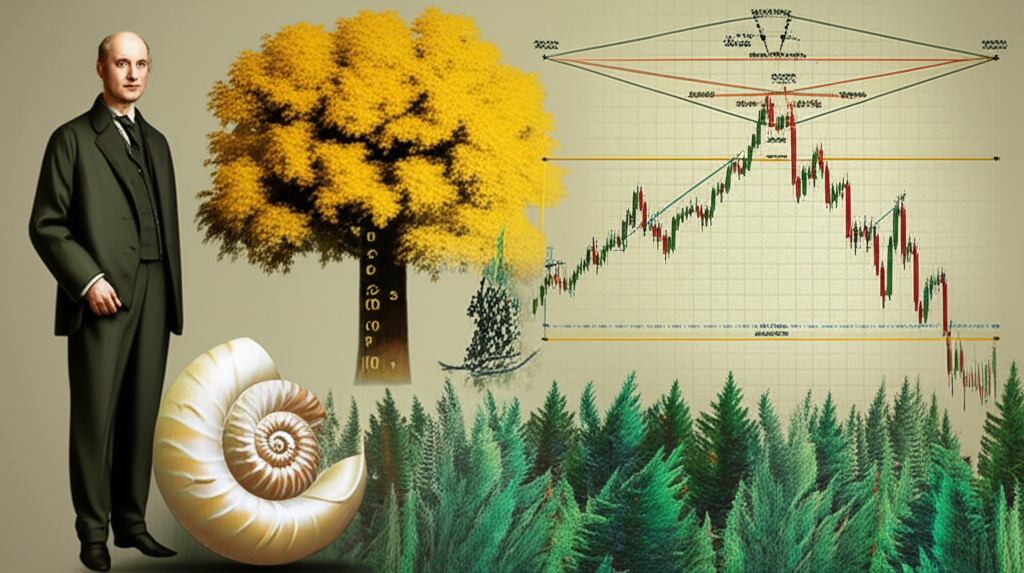 斐波那契數列與黃金比例在自然與金融中的應用,數學家發現數字與價格圖表模式插圖