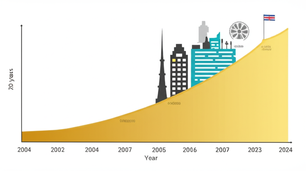 2000年代初全球經濟崛起、美元疲軟與通膨擔憂推動黃金上漲,直至2008金融危機前