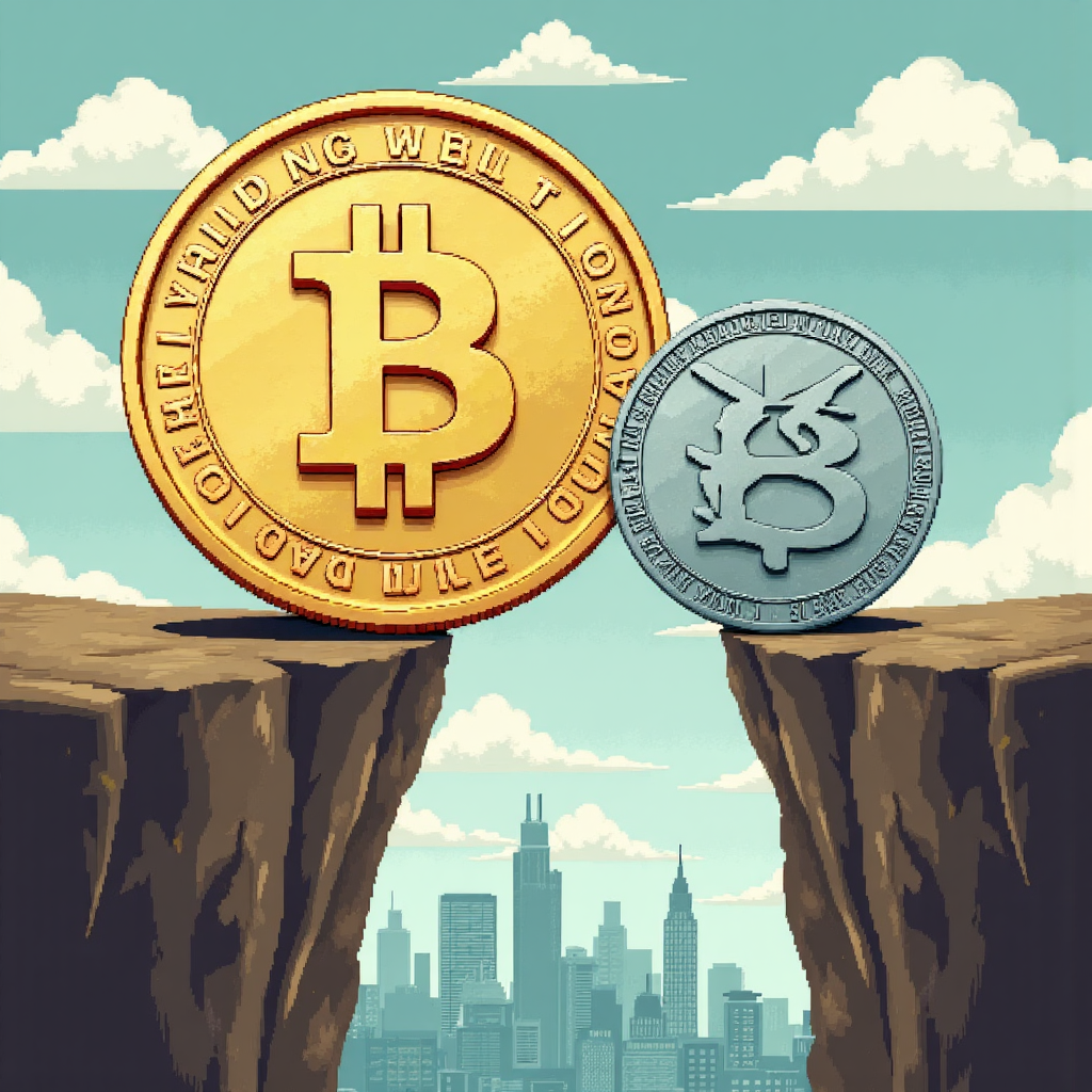 全球經濟力量推動美元對抗日圓的插圖，包含利率圖表和地緣政治事件圖標，營造戲劇性對峙場面並疊加世界地圖