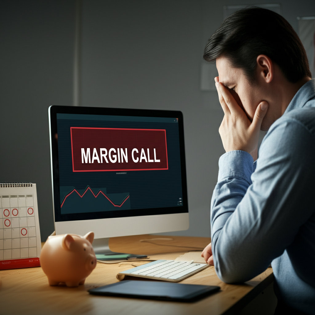 投資者收到保證金通知與擔憂日曆插圖