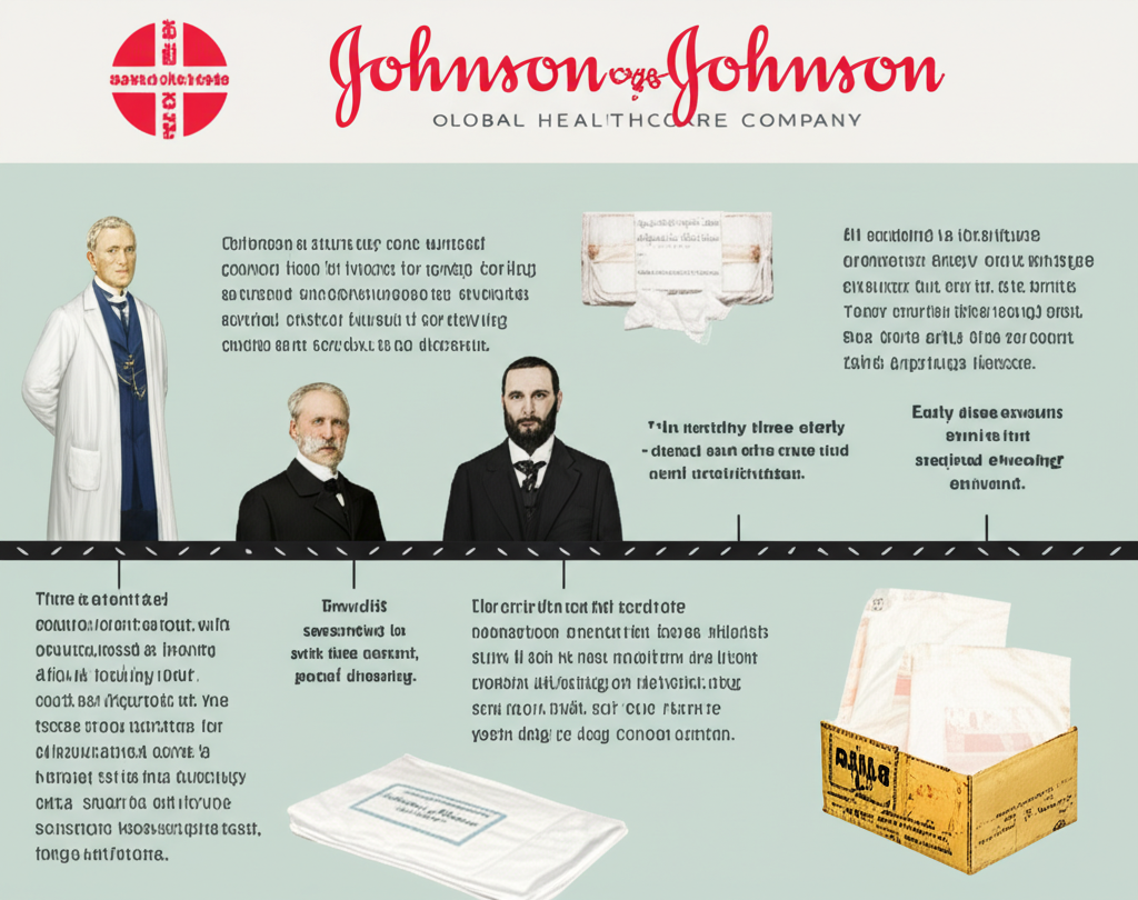 Johnson & Johnson 公司歷史時間線,從1886年創立到無菌手術敷料發展