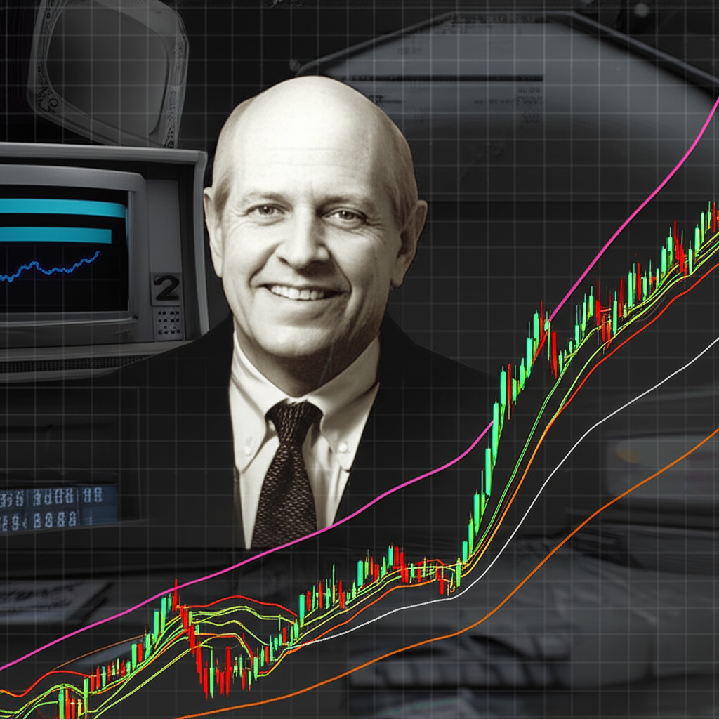 布林通道圖表顯示三條動態線,中軌為趨勢線,上、下軌標示超買超賣區,價格維持95%範圍內