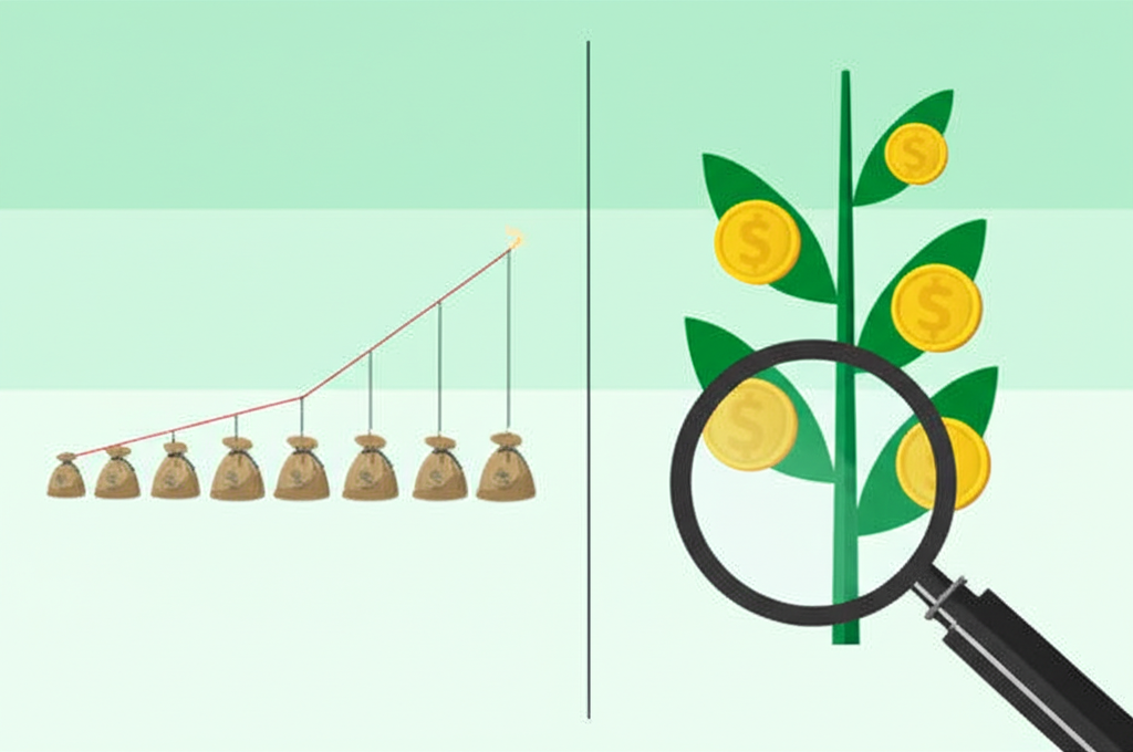 配息率與到期殖利率差異比較的財務圖表插圖