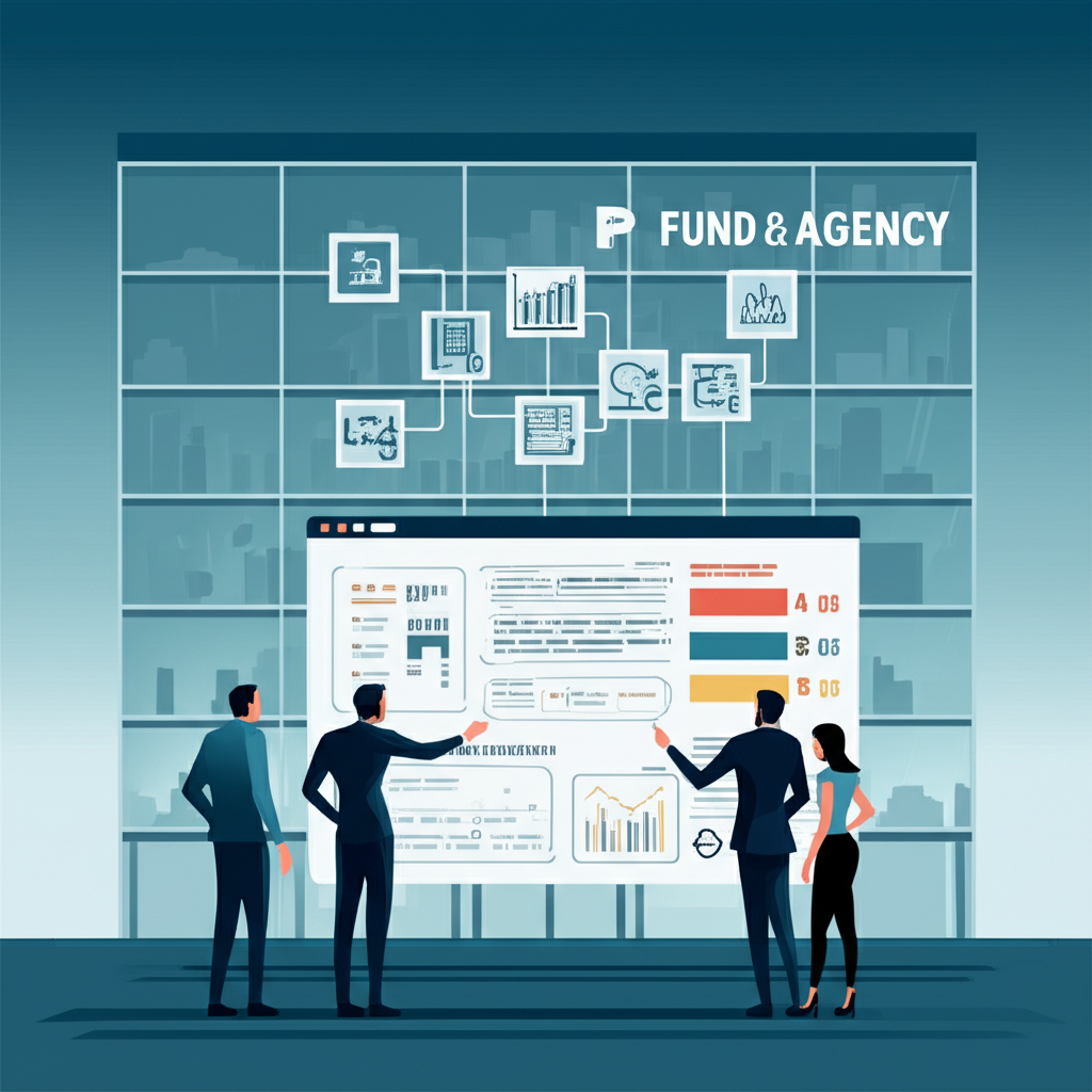 專業機構建築中建構基金評等模型，輸入歷史表現、風險調整報酬與費用等數據，將複雜財務資訊簡化為清晰分數或等級