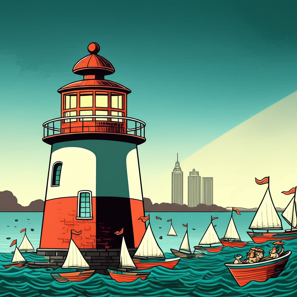 沃倫·巴菲特如智慧燈塔引導投資者在波克夏海瑟威背景下的金融市場