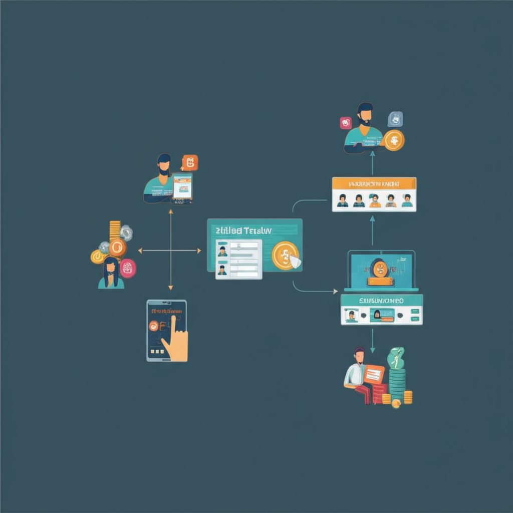 跟單交易流程圖,從選擇交易員到自動執行並同步獲利