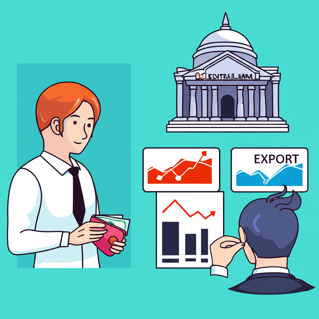 台幣升值資產負債影響插圖:外幣資產縮水與負債減輕